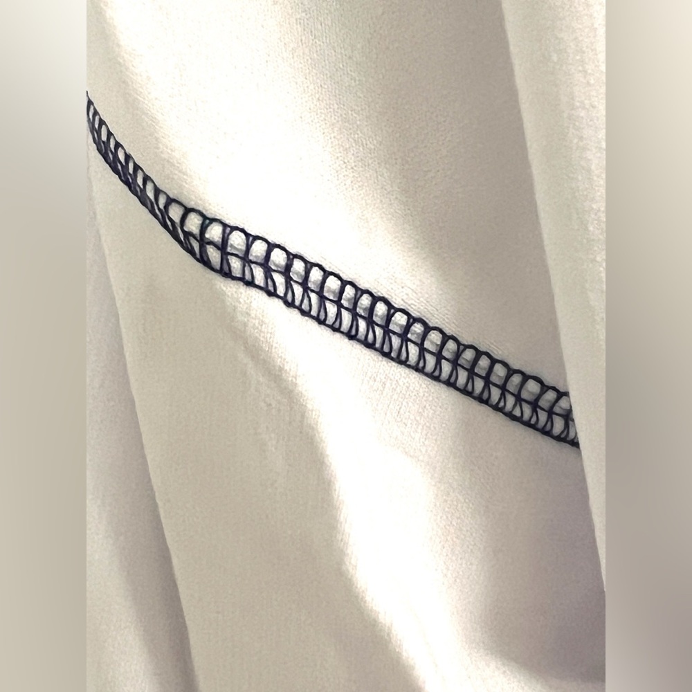 FANTASTIC FAWN sequin liberty patriotic oversized white tee S M L - Picture 9 of 9